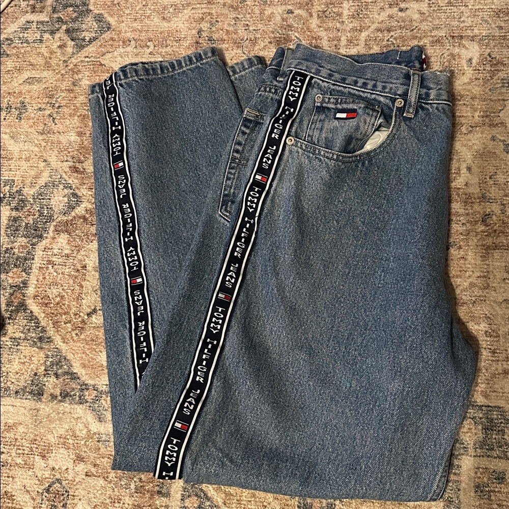 Vintage 90’s Tommy Hilfiger Spell Out Jeans